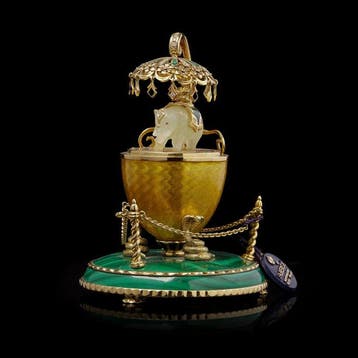 Fabergé ei - Fabergé - by Victor Mayer – No. 3 of 25 - 18 kt, Antiek en Kunst