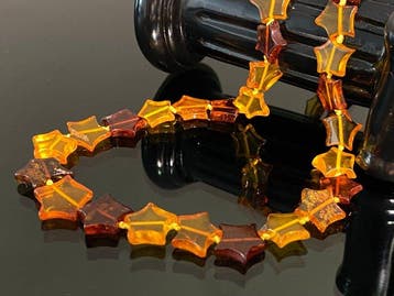 Amber Galaxy Ketting – Ambachtelijk met de hand gesneden