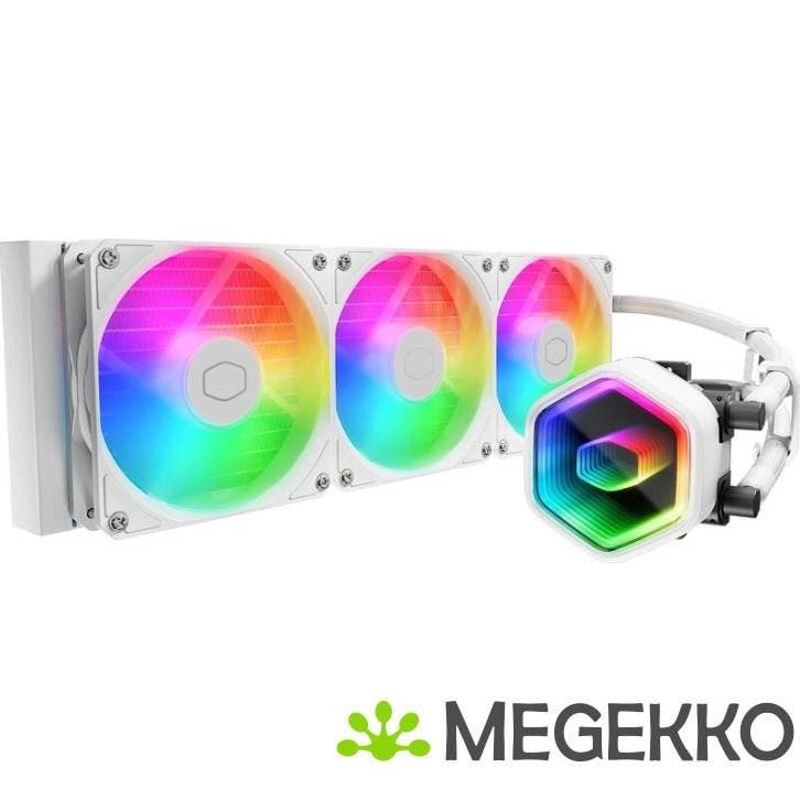 Cooler Master MasterLiquid 360 Core II ARGB White, Computers en Software, Computerkoelers, Nieuw, Verzenden