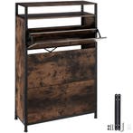 tectake Schoenenkast - Industrieel hout donker, rustiek, 81, Verzenden