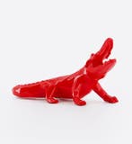 Richard Orlinski (1966) - CROCO RED GLOSSY