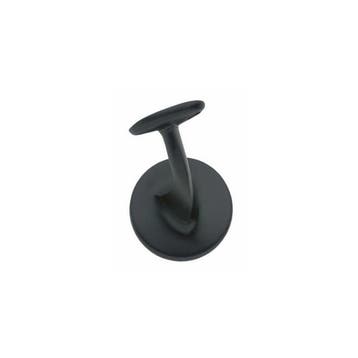 Trapleuning houder vlak zadel blind mat zwart - Intersteel, Ophalen of Verzenden, Nieuw, Koper of Messing, Overige typen