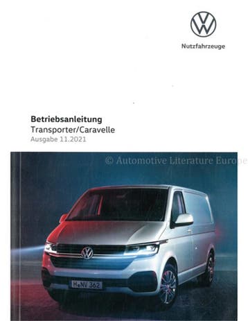2022 VOLKSWAGEN TRANSPORTERS | CARAVELLE INSTRUCTIEBOEKJE, Auto diversen, Handleidingen en Instructieboekjes