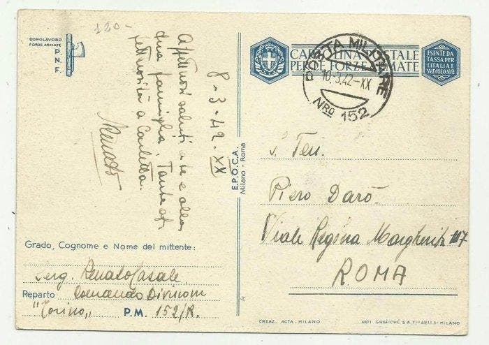 Italië - Militaire Groep gouden medailles geïllustreerd, Verzamelen, Postkaarten | Buitenland