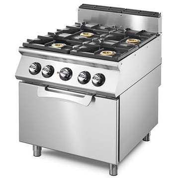 Gasfornuis | 4 Branders 3.7/5.5kW | Met Statische Gasoven |, Verzenden, Nieuw in verpakking