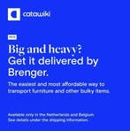 Tafel - Glas, Metaal - Een uitklapbare salontafel uit de