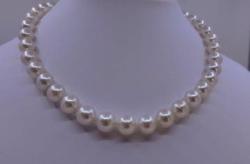Collier Perles des Mers du Sud australiennes rondes, Bijoux, Sacs & Beauté
