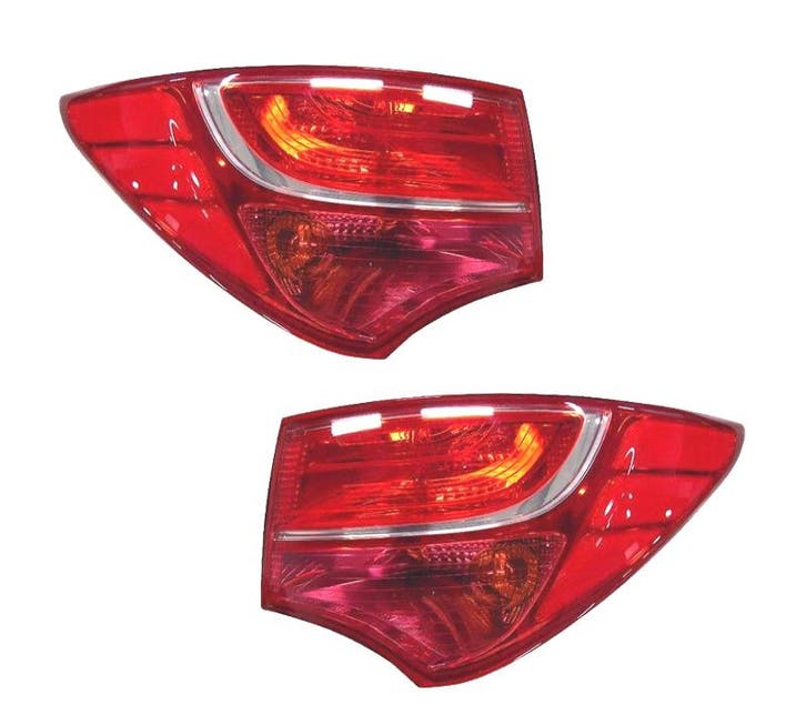 Feux Arrière Pour Hyundai Santa Fe 13-17 Blanc Rouge, Auto-onderdelen, Verlichting, Verzenden