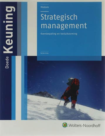 Strategisch management: koersbepaling en besluitvorming, Verzenden, D. Keuning