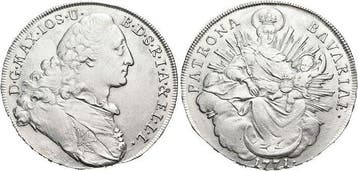 Madonnentaler, daalder 1771 Bayern Maximilian Iii Joseph..., Verzenden, België
