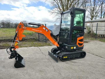 Online veiling - Minigraafmachine Cougar Orange 1.8, Ophalen