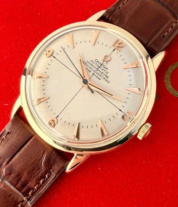 Omega - Chronometre 14K Solid GOLD - G6518 - Heren - 1951, Nieuw
