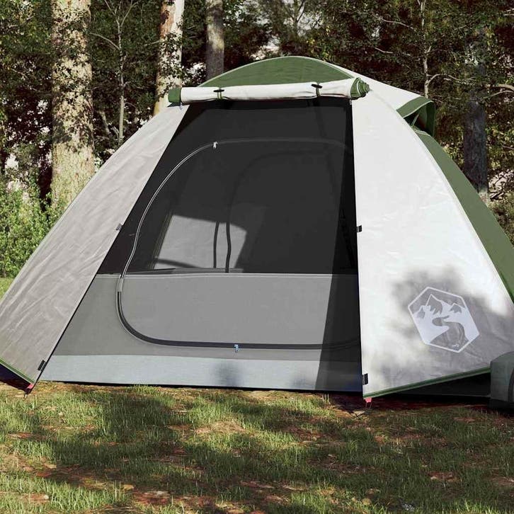 vidaXL Koepeltent 2-persoons waterdicht groen, Caravanes & Camping, Tentes, Envoi