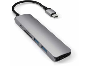 Satechi ST-SCMA2M - V2 Multiport adapter - 4K HDMI USB-C -, Verzenden, Nieuw