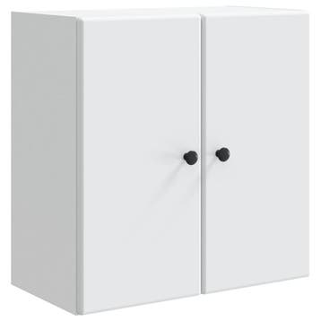 vidaXL Wandkast Wit 59 x 31 x 60 cm Bewerkt hout, Verzenden