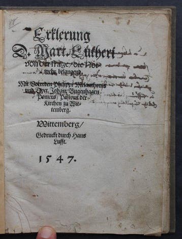 Martin Luther - Etliche Sprüch Göttlicher Schrifft die vns