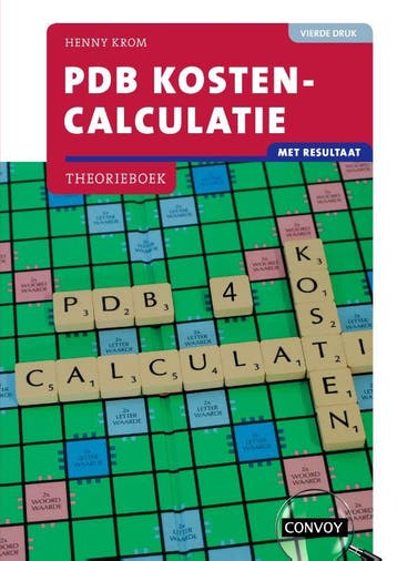 4e druk / PDB Kostencalculatie met resultaat Theorieboek 4e, Verzenden, Gelezen, H.M.M. Krom