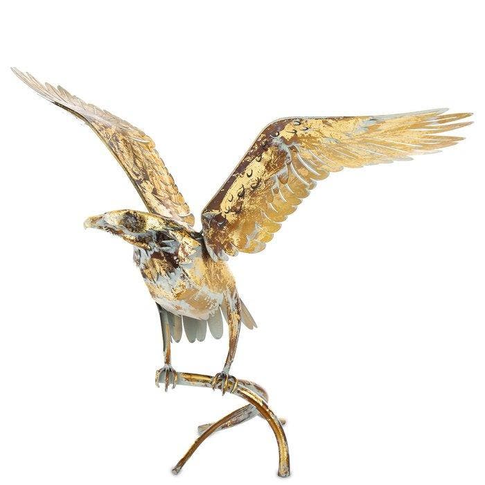 Hawk - Beeldje - Staal, Antiek en Kunst, Curiosa en Brocante