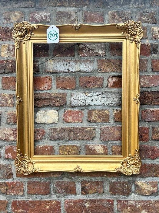 Lijst - 201. Oude goud vergulde schilderijlijst. Voor, Antiquités & Art, Curiosités & Brocante