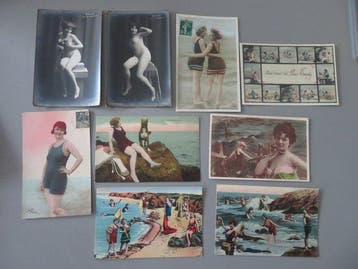 Frankrijk - Fantasie - Frankrijk 1900-1920 Badpakken badmode