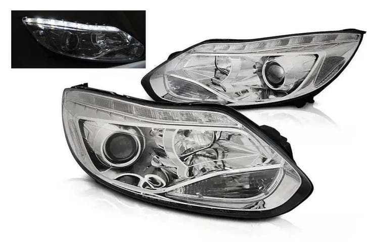 LED koplampen Chrome geschikt voor Ford Focus MK3, Autos : Pièces & Accessoires, Éclairage, Envoi