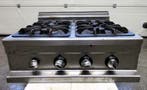 RVS Gasfornuis met 4 branders, B80 x D70 x H40cm, M-S0G870, Zakelijke goederen, Nieuw in verpakking