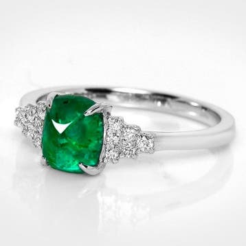 Sans prix de réserve - Bague - 14 carats Or blanc, IGI 1,11, Nieuw