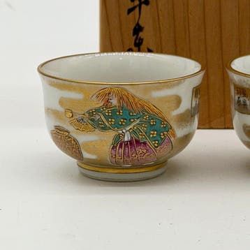 Noh-theatermotieven: Hagoromo en Shj - Porselein - Shimizu