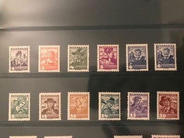 Oostenrijk 1934 - Klederdrachten - MNH - Michel 567/587, Gestempeld