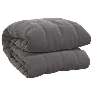 Verzwaringsdeken 11kg 220x235cm | 41% korting | Retour deal, Verzenden, Tweepersoons, Grijs, Deken of Dekbed