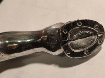 Wandelstok - Verzilverd, Antiek en Kunst