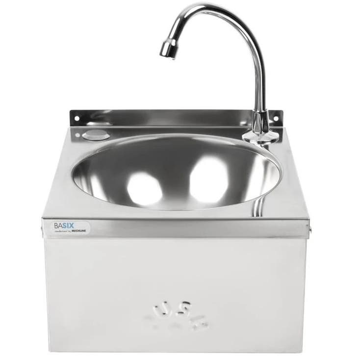 Handwasbak | RVS | Kniebediening (Zelfsluitend) |, Zakelijke goederen, Horeca | Keukenapparatuur, Nieuw in verpakking, Verzenden
