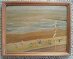Henri Valery Vanderpoorten (1897-1977) - Dijk, strand en zee, Antiek en Kunst