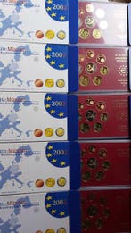 Duitsland. Proof Set 2002 A,D,F,G,J (5 sets) (Zonder, Postzegels en Munten