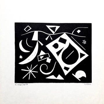 Otto Nebel (1892-1973) - Composition L.460 from La Lune en