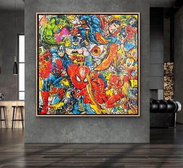 Joaquim Falco - MICKEY AND MARVEL FRIENDS XL, Antiek en Kunst