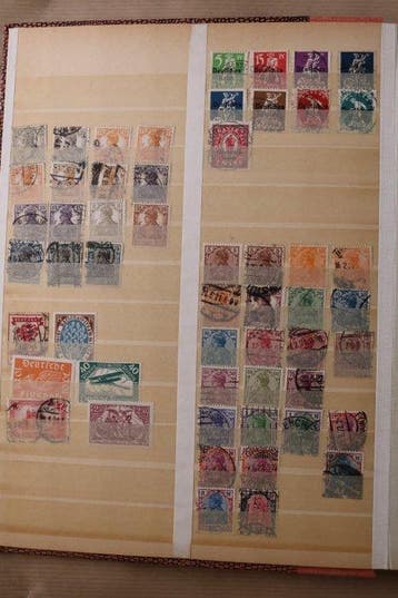 Monde 1873/1990 - Lot de 2 classeurs Lindner à anneaux + 2, Gestempeld