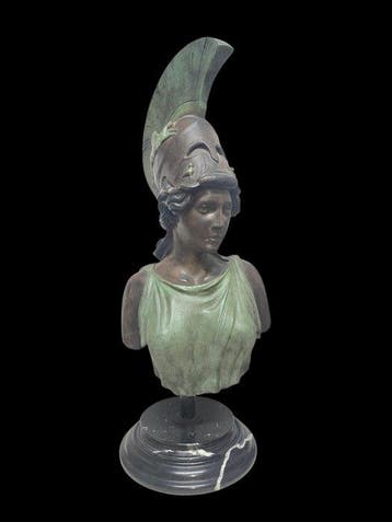 Beeld, Elena di Troia, girevole - 105 cm - Brons