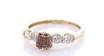Zonder minimumprijs - Ring - 14 karaat Geel goud - 0.85ct., Nieuw