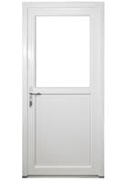 PVC Deur Premium Plus b98 x h215cm Antraciet Buitendraaiend., 80 tot 100 cm, 215 cm of meer, Nieuw, Ophalen of Verzenden