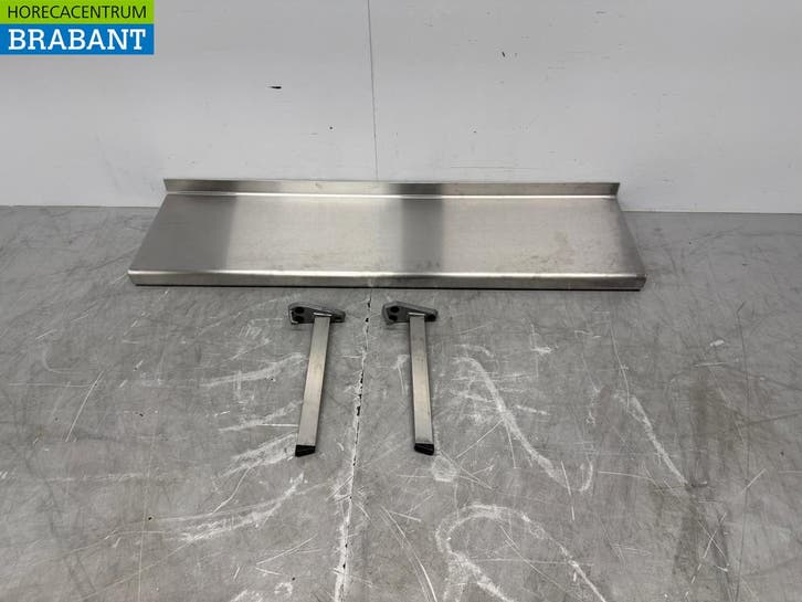 RVS Wandschap Schap 140 x 35,5 cm Horeca, Articles professionnels, Horeca | Mobilier & Aménagement, Enlèvement ou Envoi