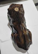 Fles - Keramiek - figuratieve fles in C