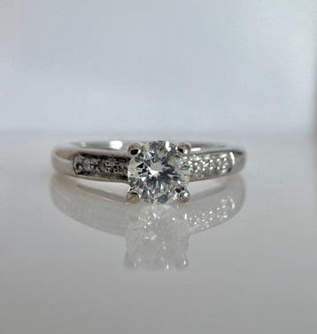 Mauboussin - Ring - 18 karaat Witgoud - 0.40ct. tw. Diamant