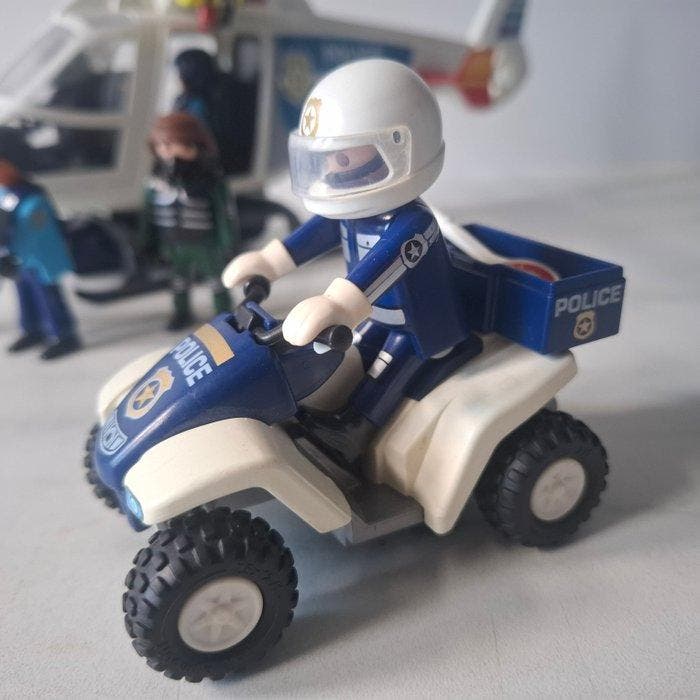 Playmobil - Speelgoed Playmobil politie helikopter 6921 met, Antiquités & Art, Antiquités | Autres Antiquités