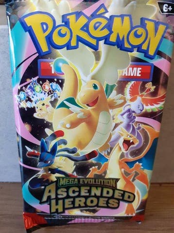 Pokémon - 4 Booster pack - Mega Evolution Ascended Heroes -, Nieuw