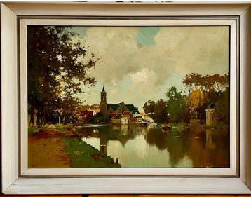 E.J.. Ligtelijn (1893-1975) - Loenen a.d. Vecht, Antiek en Kunst