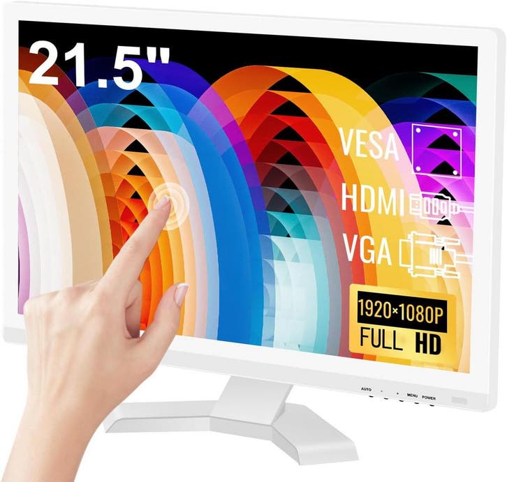Interactief 21,5 Touchscreen | Retour deal | NU -41%, Computers en Software, Monitoren, TN, Ingebouwde speakers, 3 tot 5 ms, Full HD