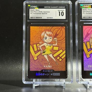 Bandai - 2 Graded card - One Piece - Nami,Tony Tony Chopper, Hobby & Loisirs créatifs