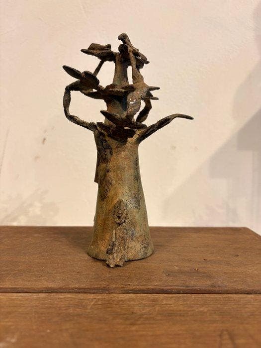 Het is de bronzen baobab die uit Mali komt. - baobab en, Antiek en Kunst, Kunst | Niet-Westerse kunst