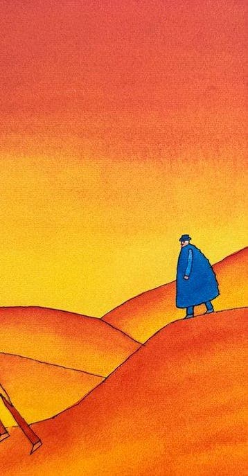 Jean-Michel Folon (1934-2005) - La rencontre